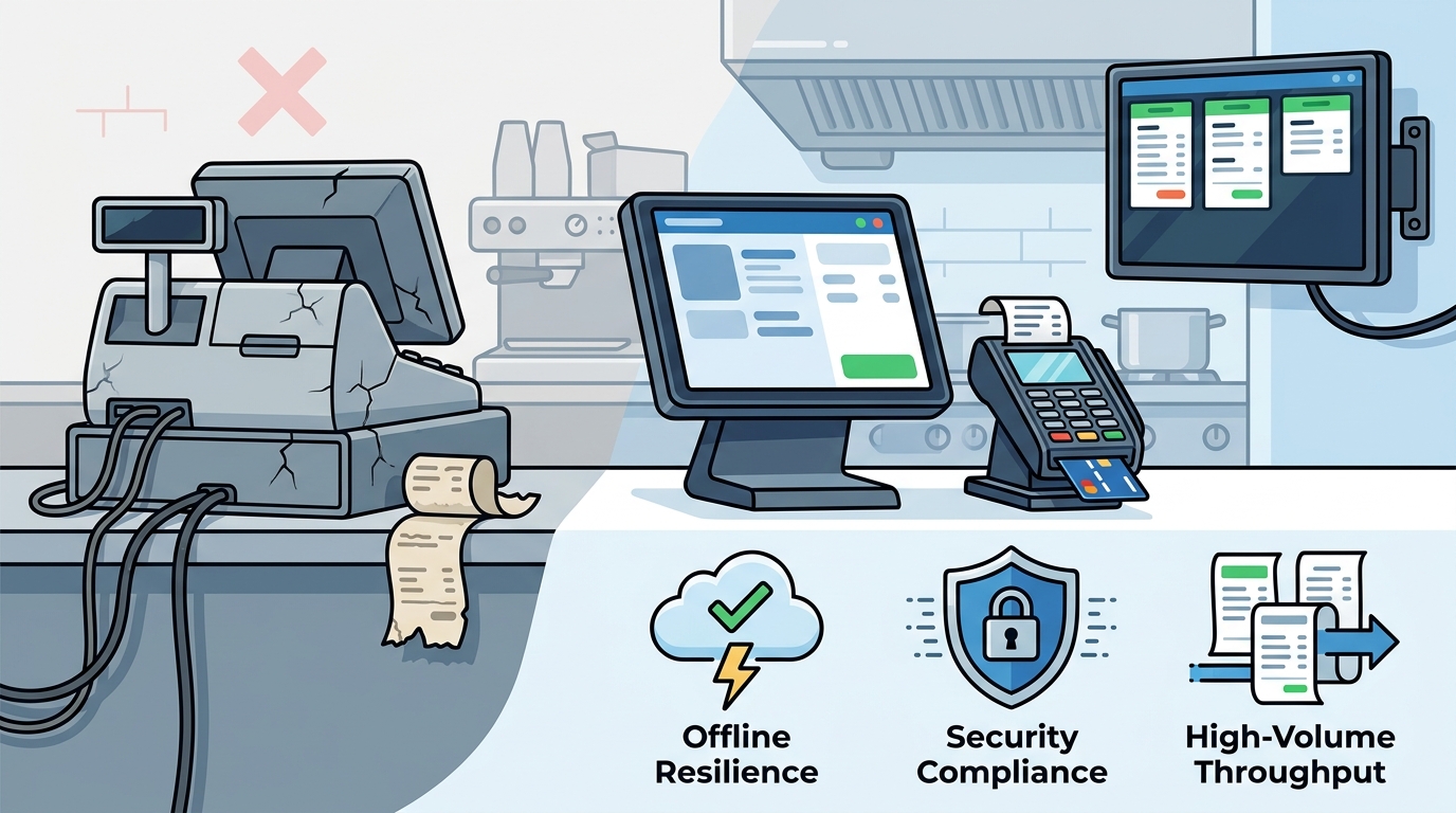 Quick-Service POS Hardware Guide for Replacing Aging Systems