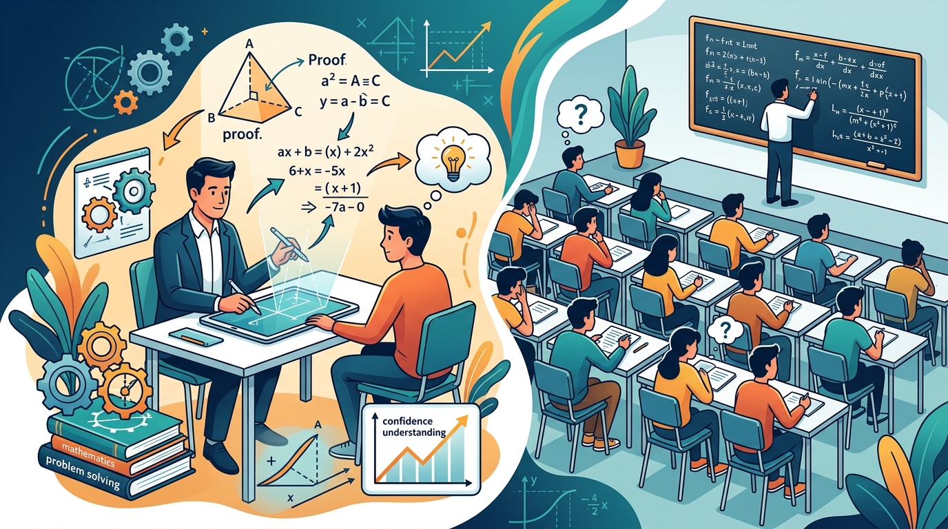 Why Personalized One-on-One Math Tutoring Beats Group Classes