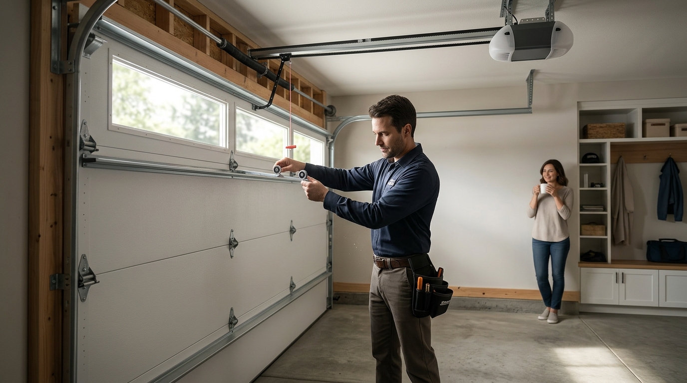 Quiet Garage Door Installation Guide for Thin-Walled Homes