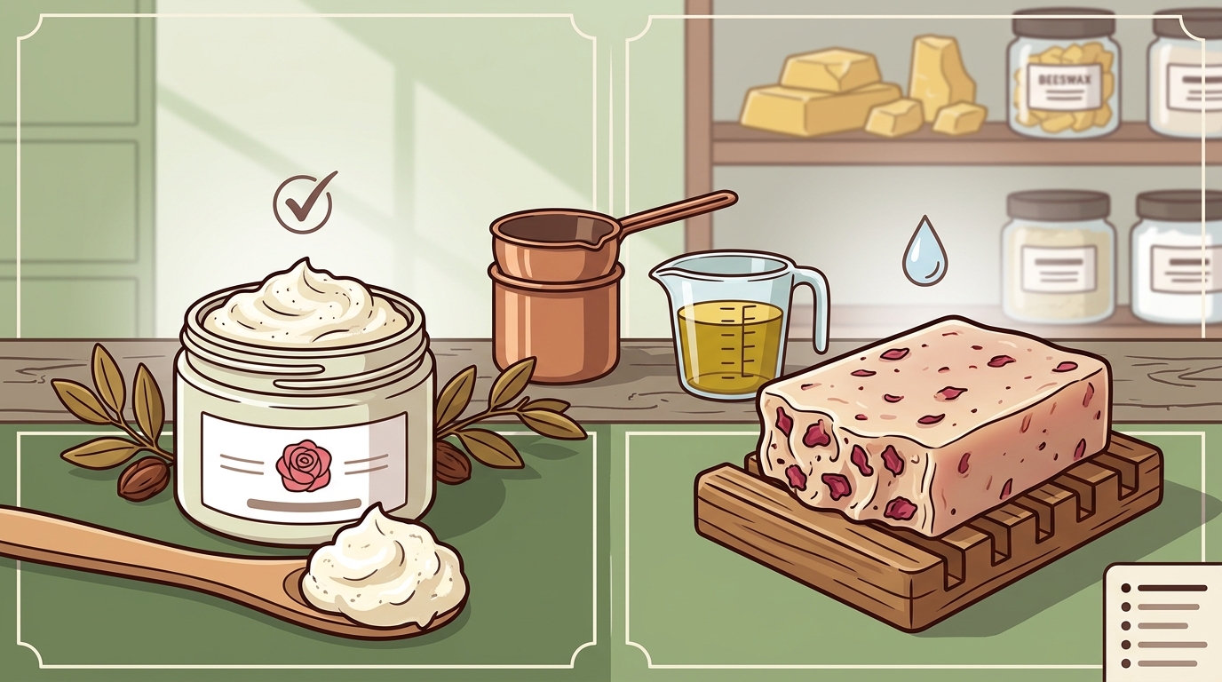 Whipped Tallow Butter vs. Cold Process Soap for Sensitive Skin