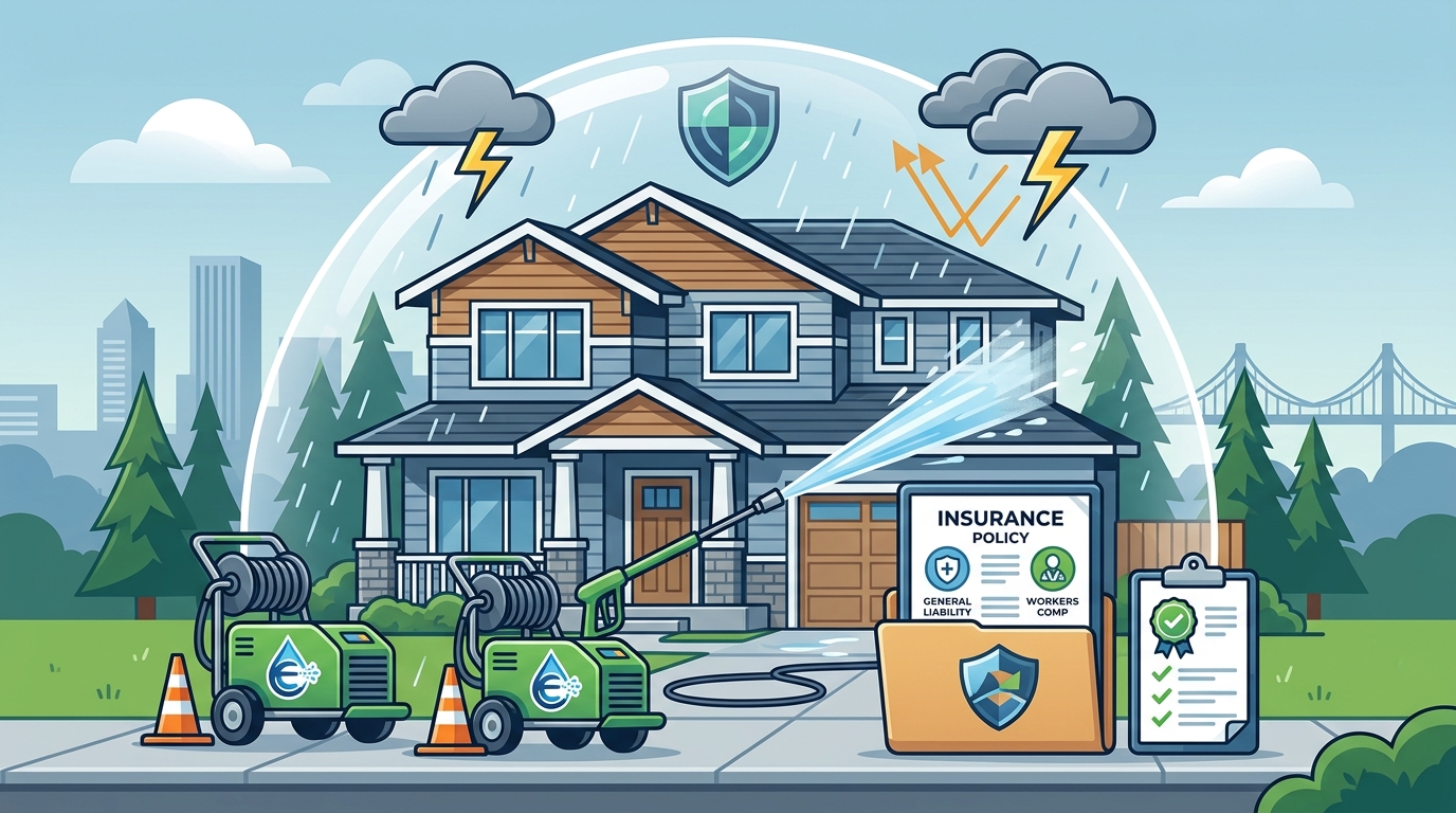 Value of a Fully Insured House Wash in Portland and Vancouver