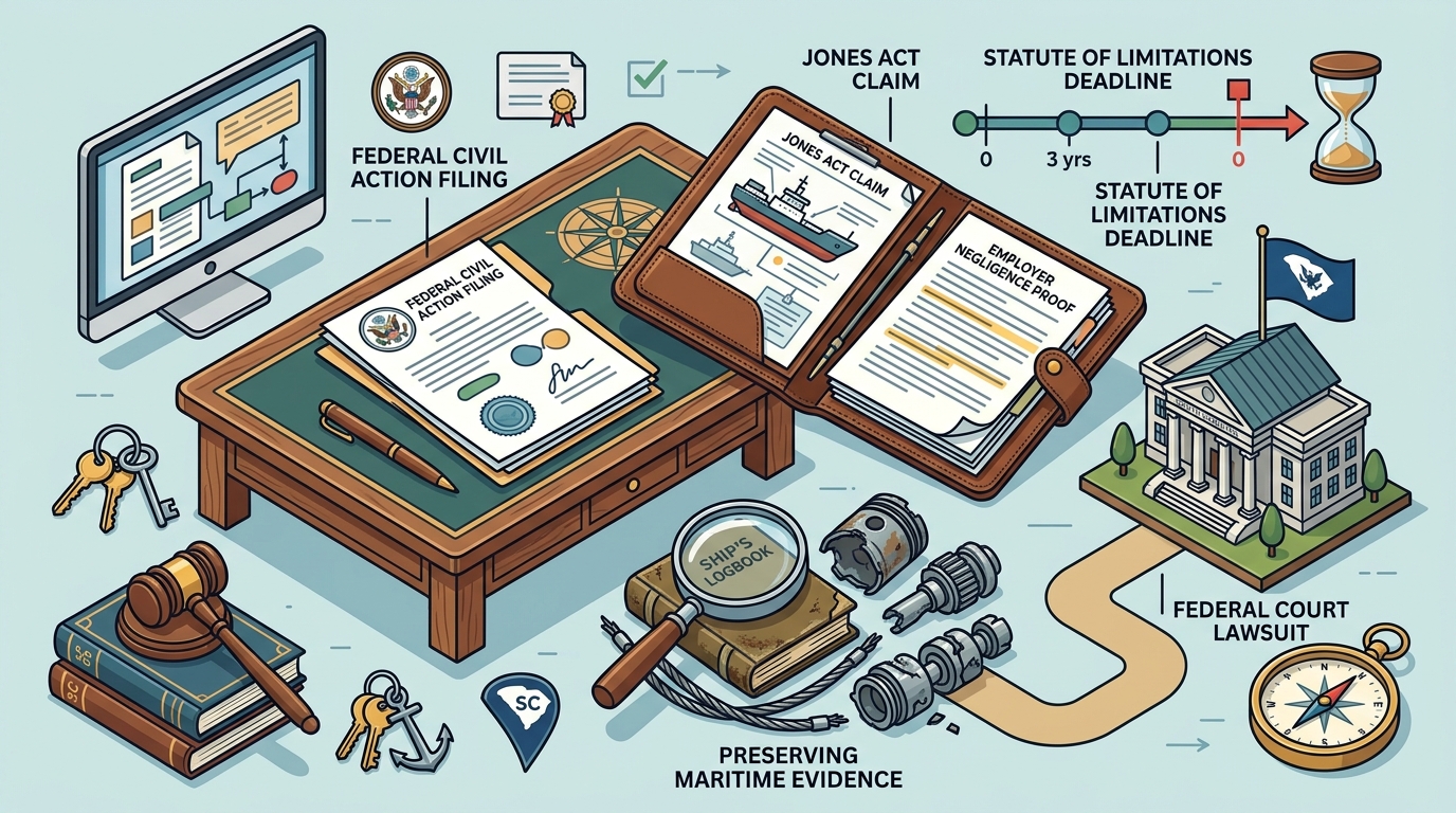 Filing a Jones Act Seamen Claim in South Carolina: The 2026 Guid