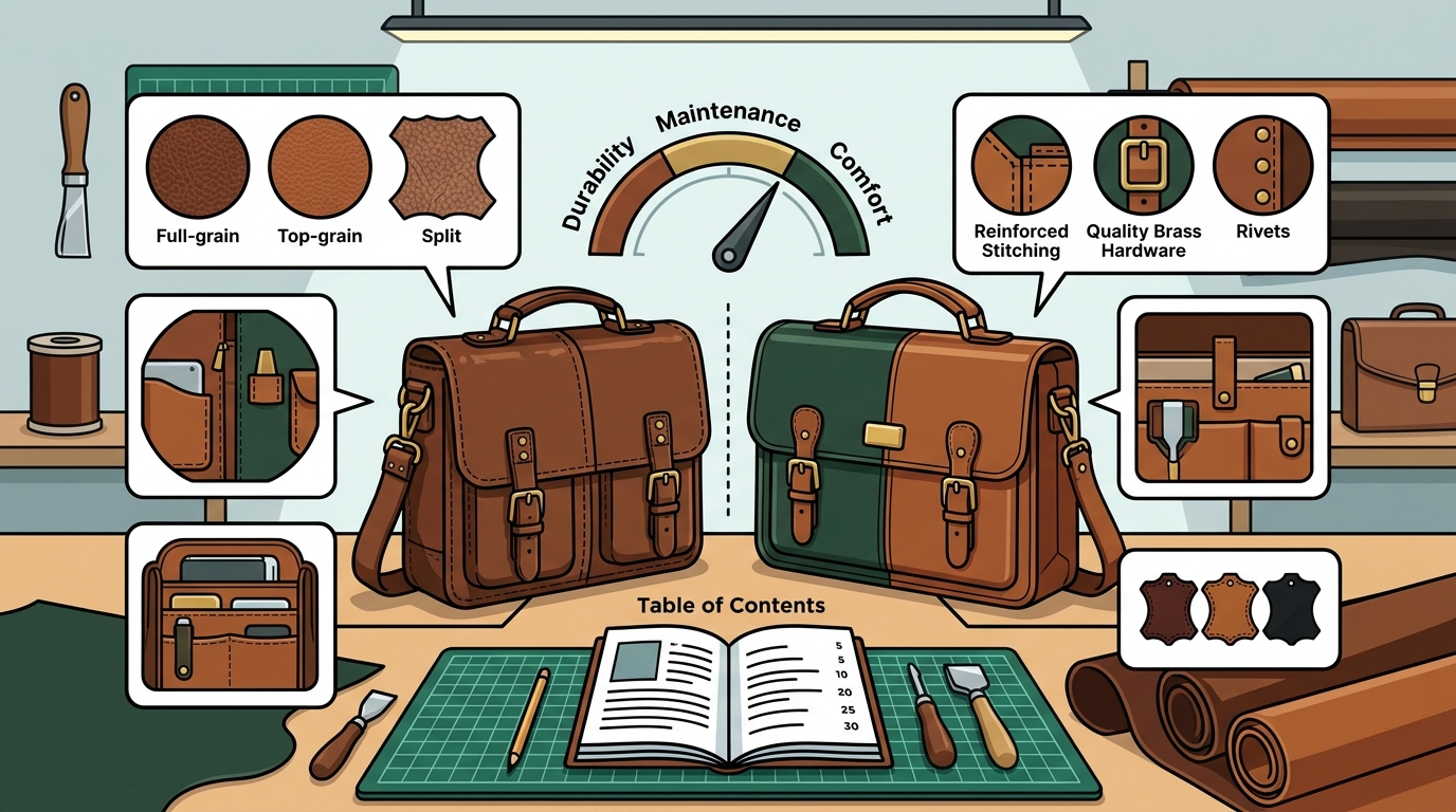 How to Choose the Perfect Leather Bag for Your Needs