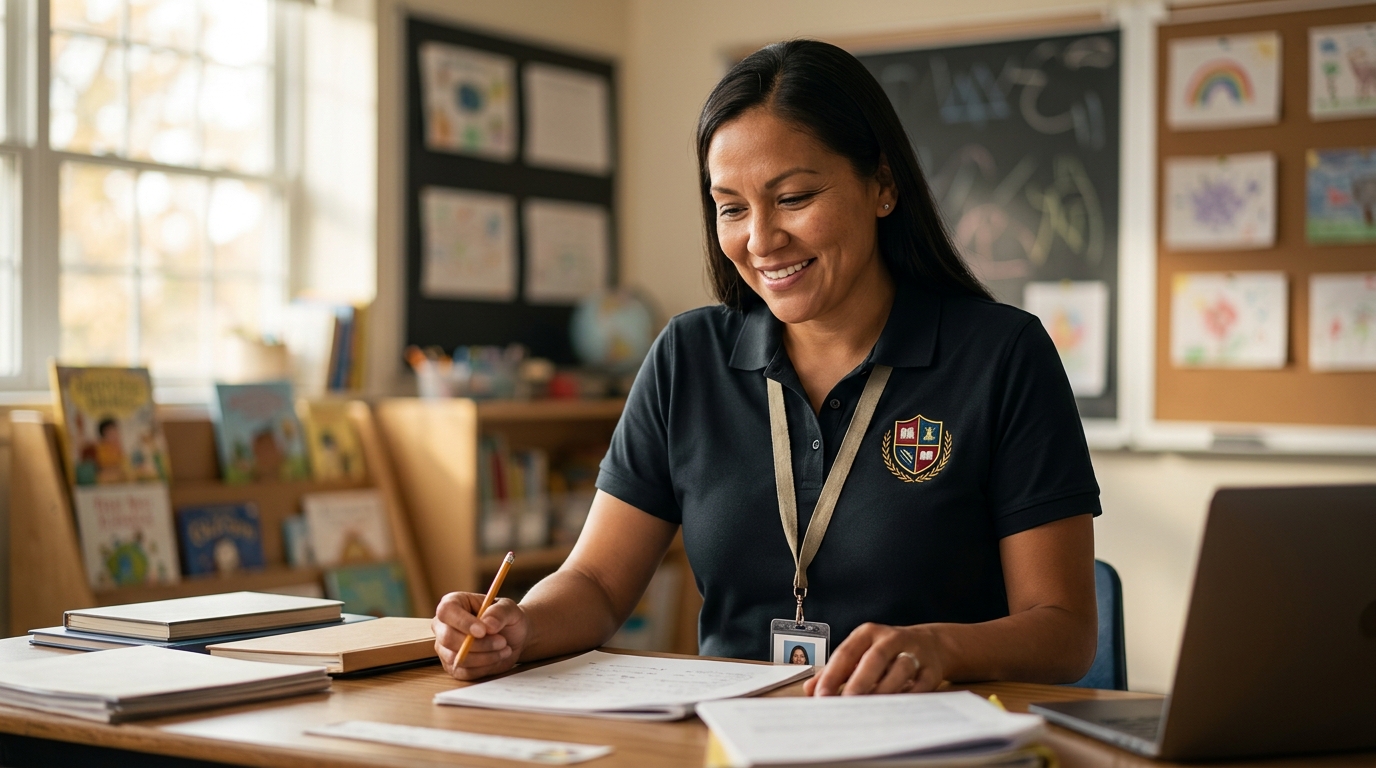 Custom Embroidered Polo Shirts for School Staff: 2026 Guide