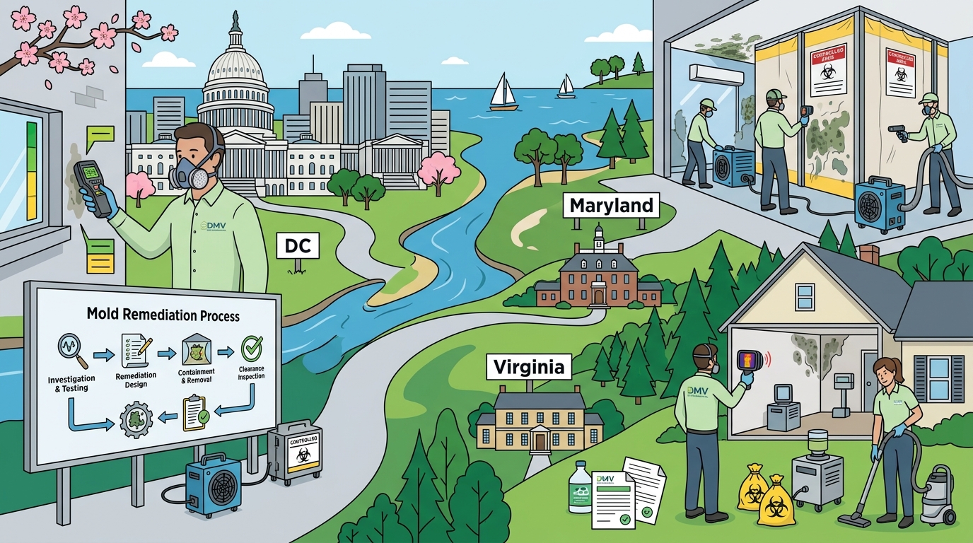 DMV Environmental: Mold Remediation in DC, MD, and VA