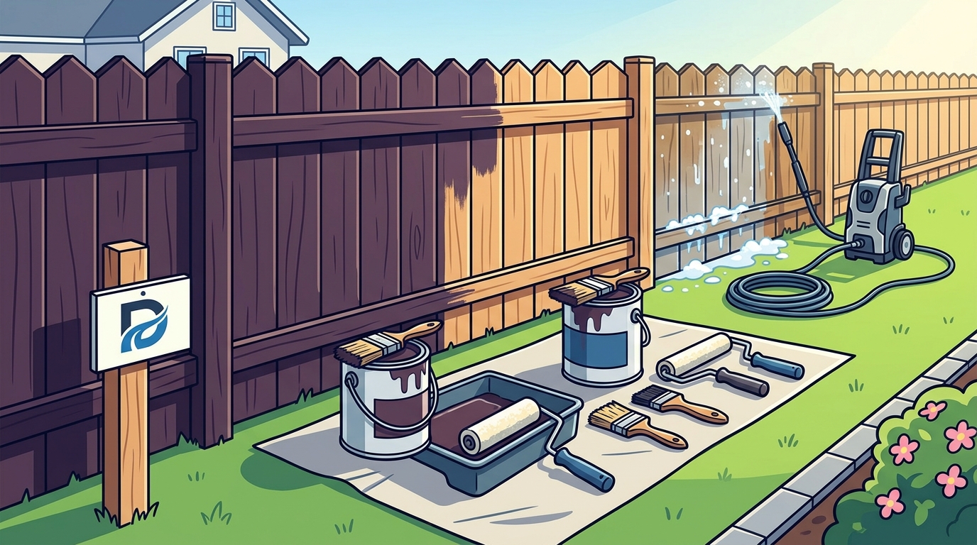 Does D Pressure Wash Offer Fence Painting in Victorville?