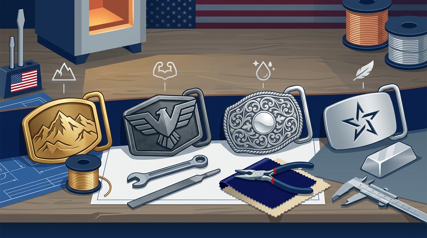 American-Made Custom Belt Buckle Manufacturer