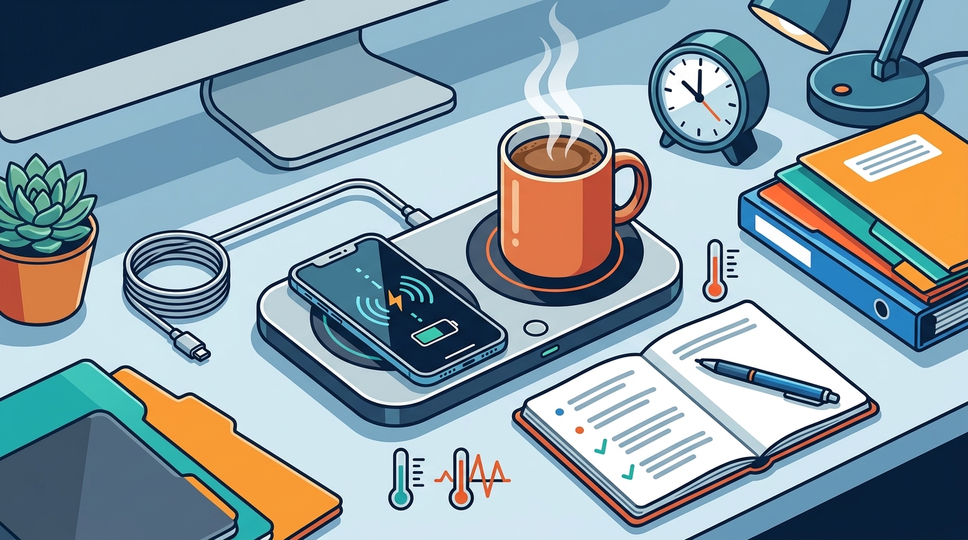 Wireless Charging Mug Warmer Combos for Office Desks: 2026 Guide
