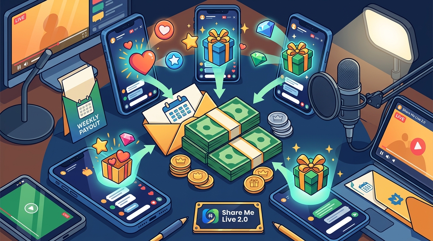 Live Streaming Apps for New Creators: Earning Real Money with P