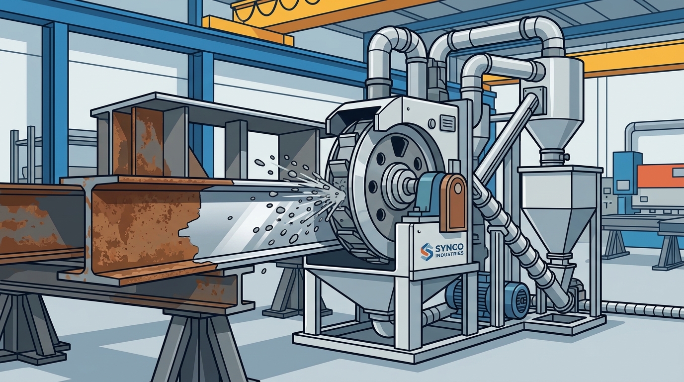 Best Shot Blasting Machines for Steel Fabrication Surface Prep