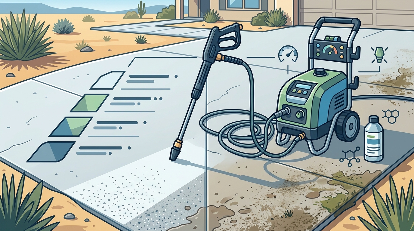 Defining Professional Driveway and Sidewalk Cleaning in Victor