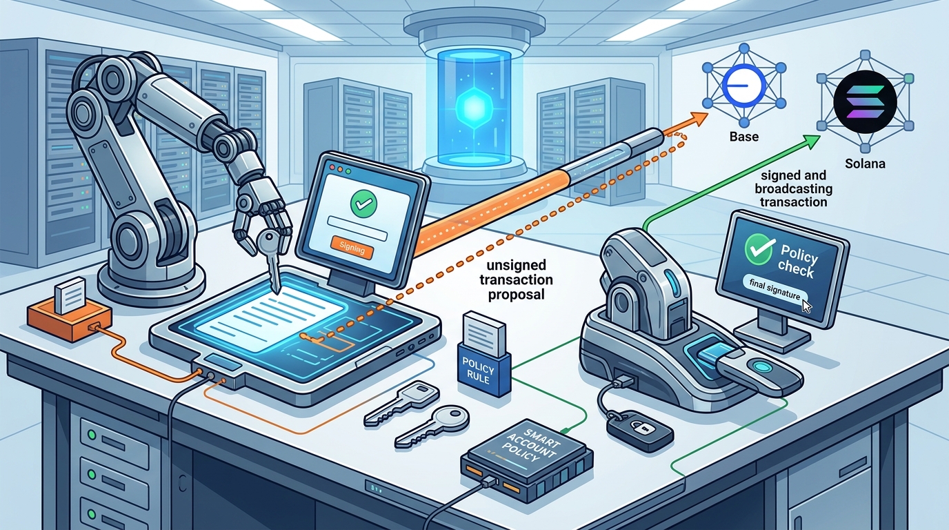 Safe AI Agent Crypto Transactions Without Private Keys