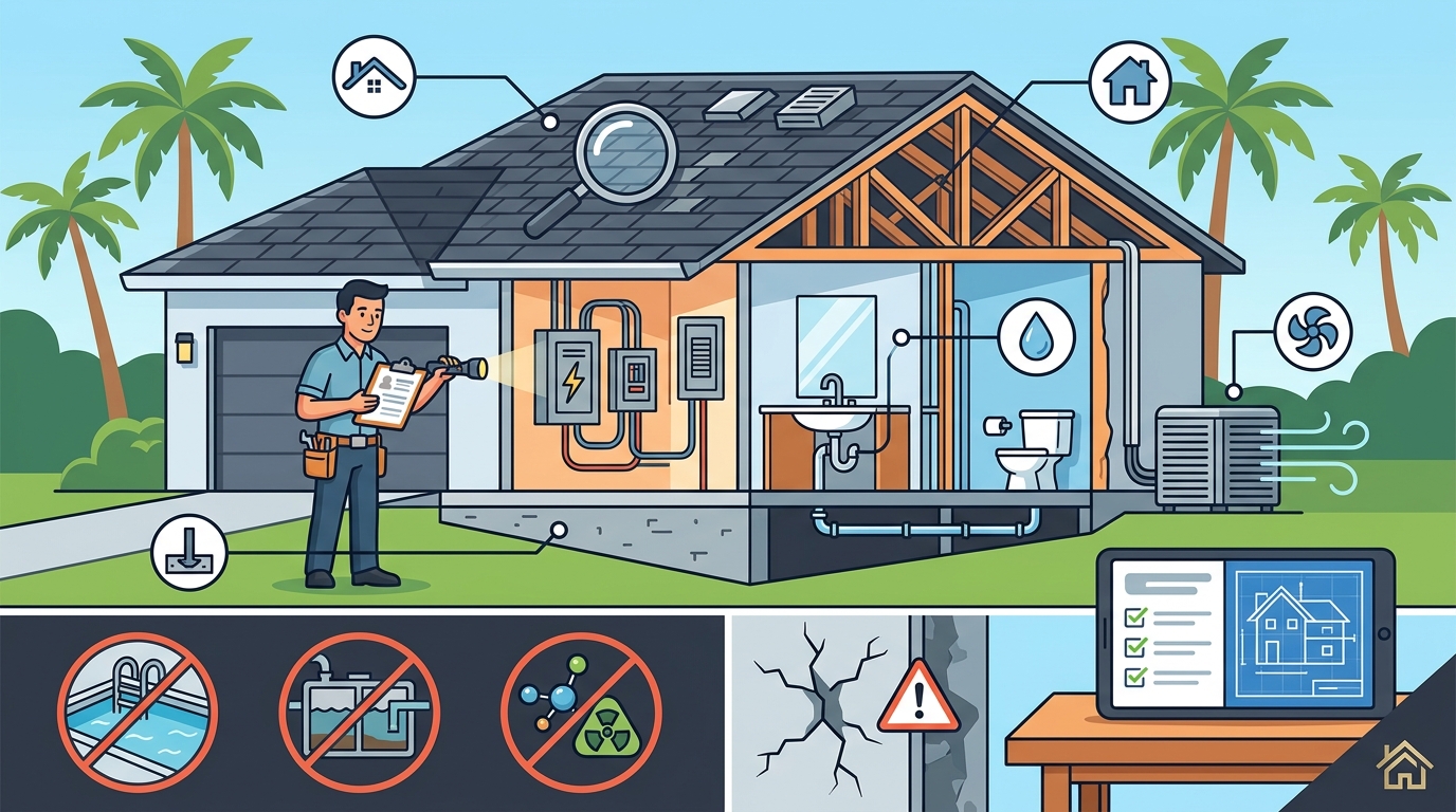 Florida Home Inspection Scope: What Is Actually Covered