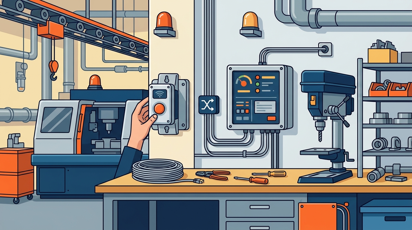 Self-Installed Emergency Alert Systems for Manufacturing Plants