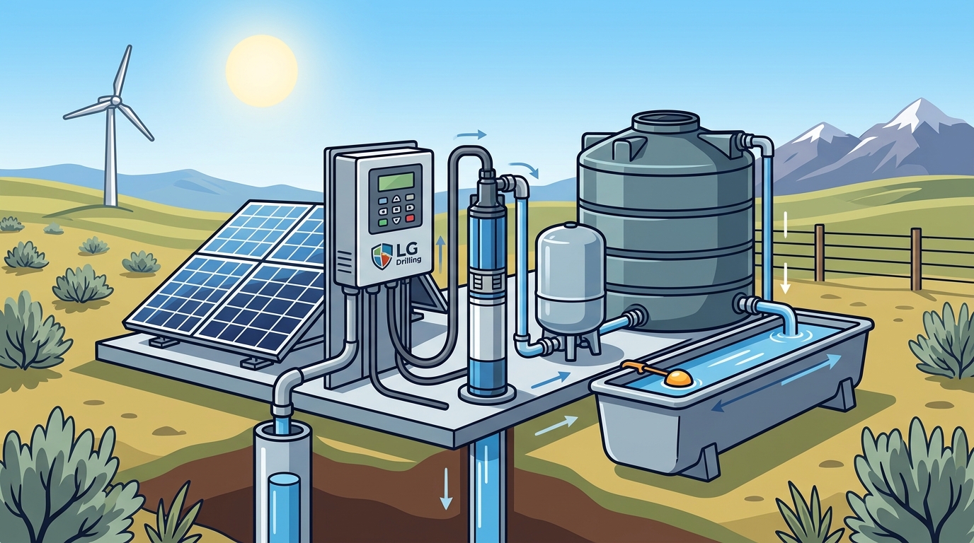 Solar Well Pump and Livestock Watering Cost in Wyoming