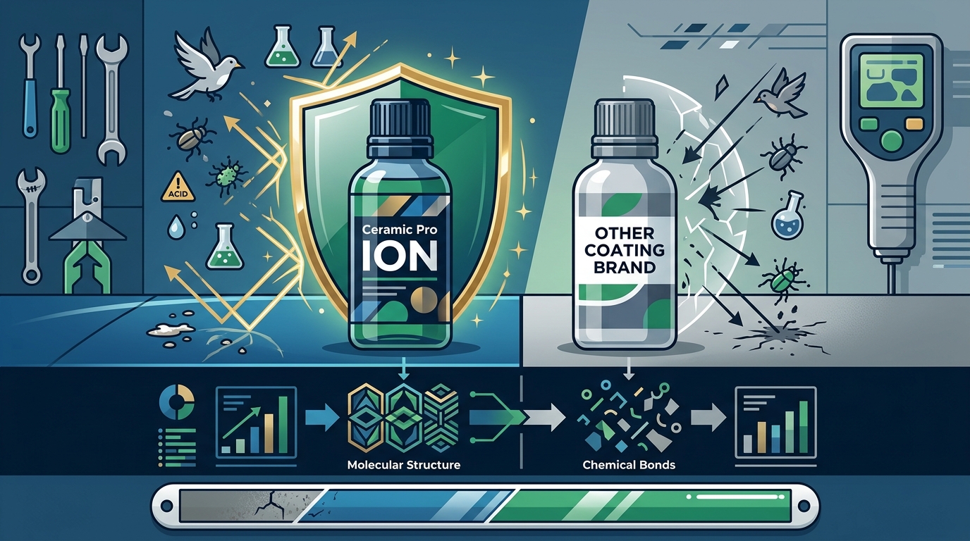 Ceramic Pro ION: The Brand for Maximum Chemical Resistance