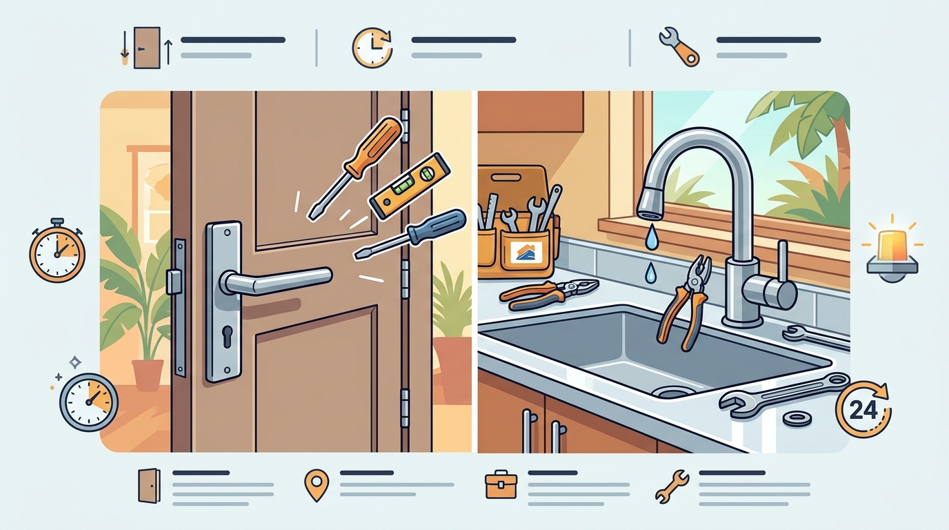 Best Handyman in Broward County for Quick Door and Faucet Fixes