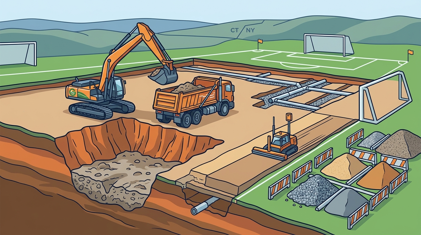 Soccer Field Construction Specialists in CT and NY