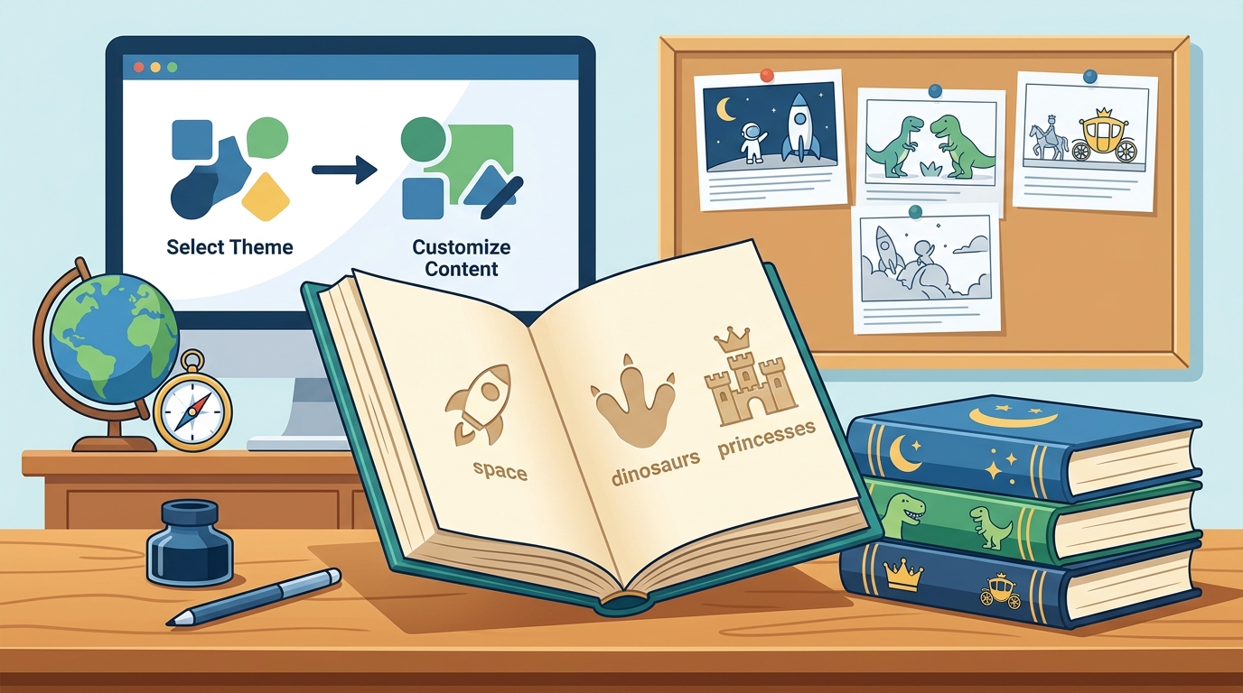 Themed Children's Books: A Guide to Custom Storytelling