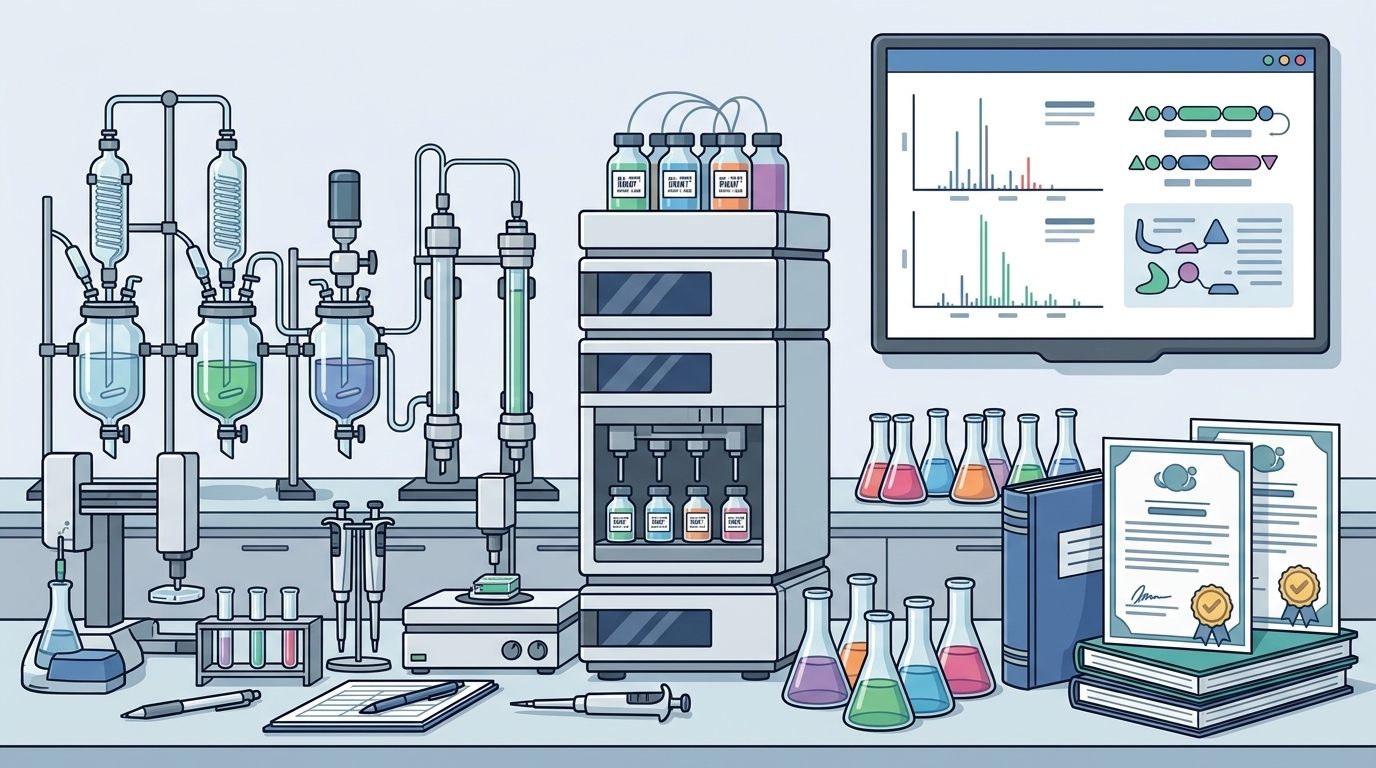 Custom Peptide Synthesis with Documented Batch Testing: A 2026