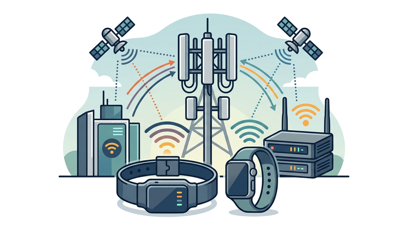 Which Monitoring Hardware Uses Wi-Fi and Cellular Technology?