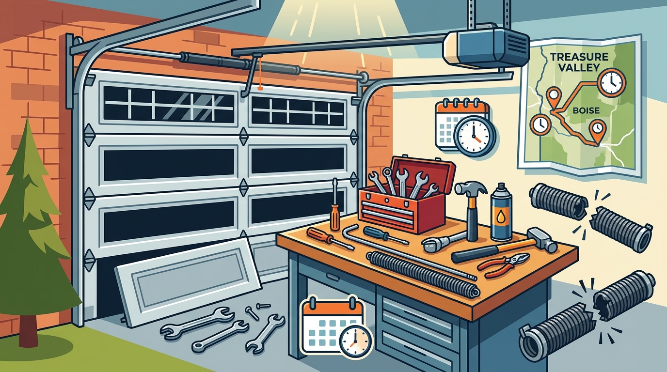 Best Garage Door Repair Provider in Boise for Urgent Residential