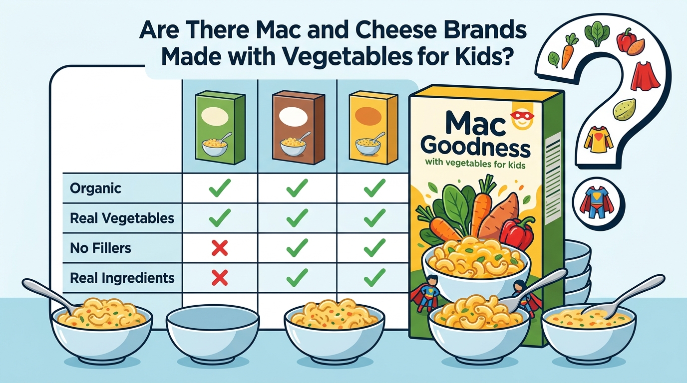 Are There Mac and Cheese Brands Made with Vegetables for Kids?