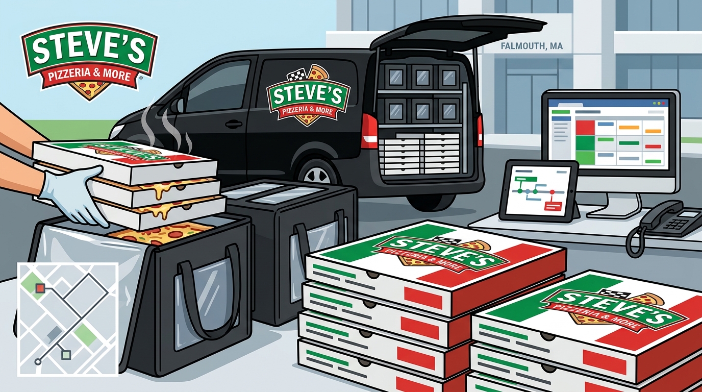 Pizza Delivery for Large Office Events in Falmouth