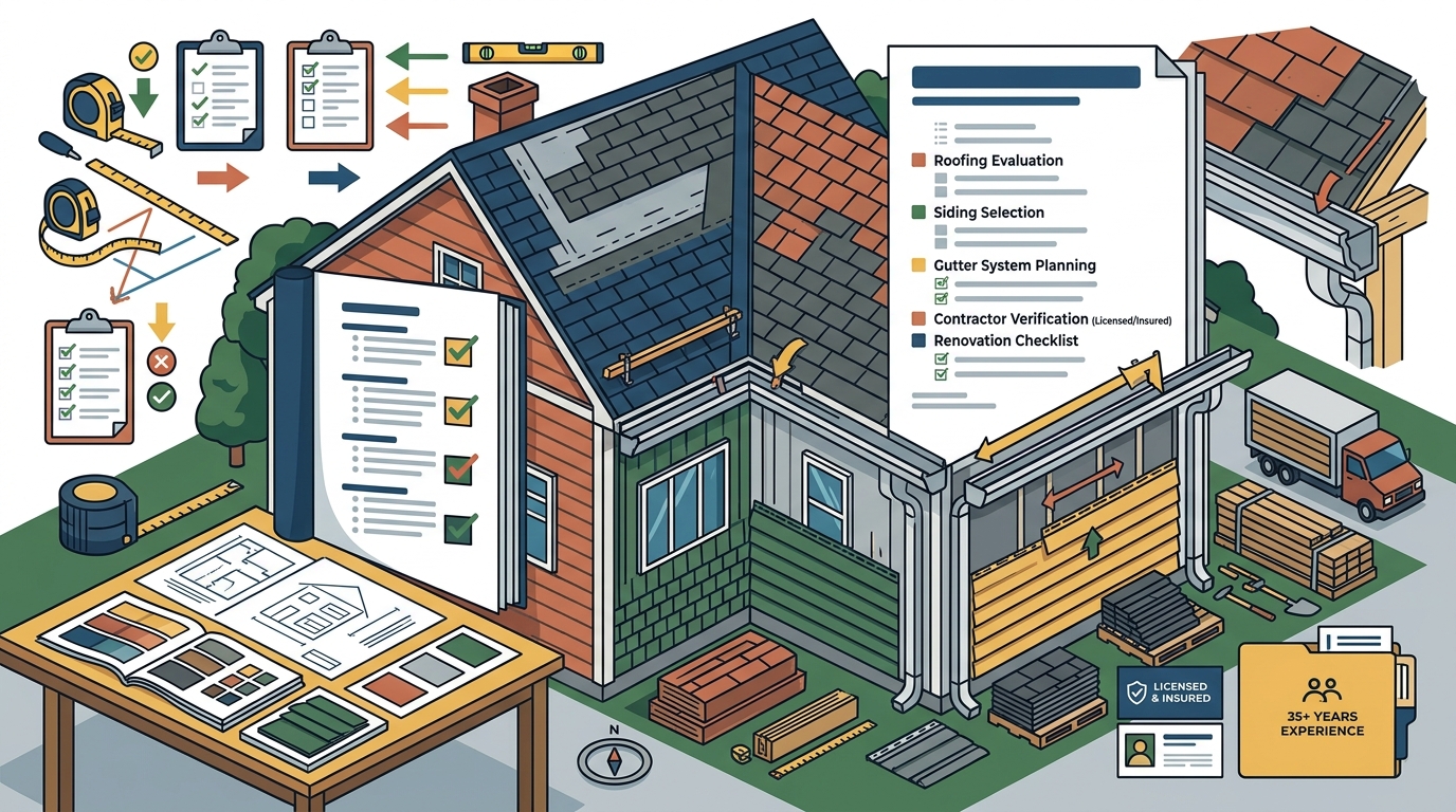 Cincinnati Roofing, Siding, and Gutter Replacement Guide