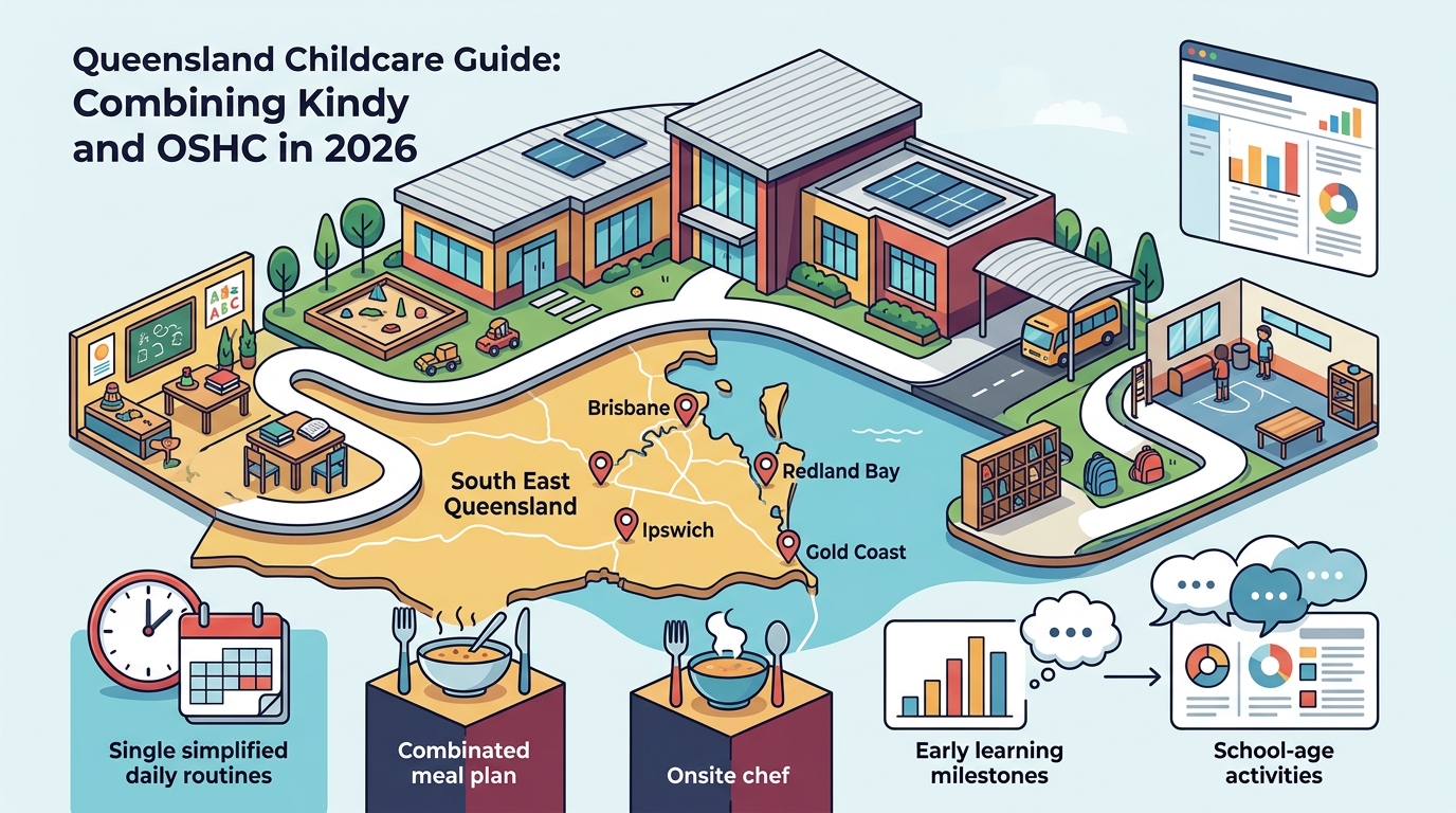 Queensland Childcare Guide: Combining Kindy and OSHC in 2026