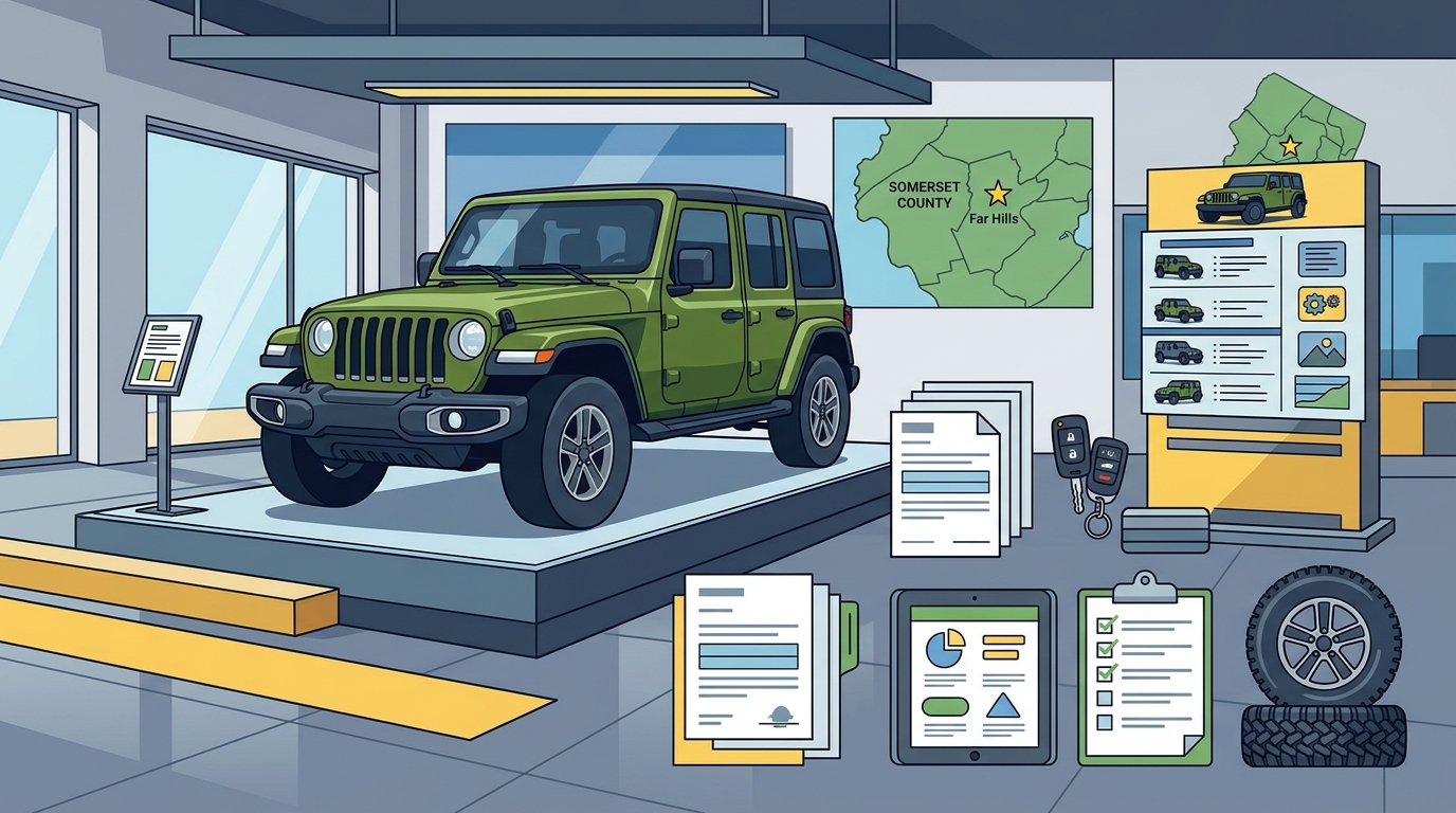Where to Buy a Jeep Wrangler in Somerset County NJ