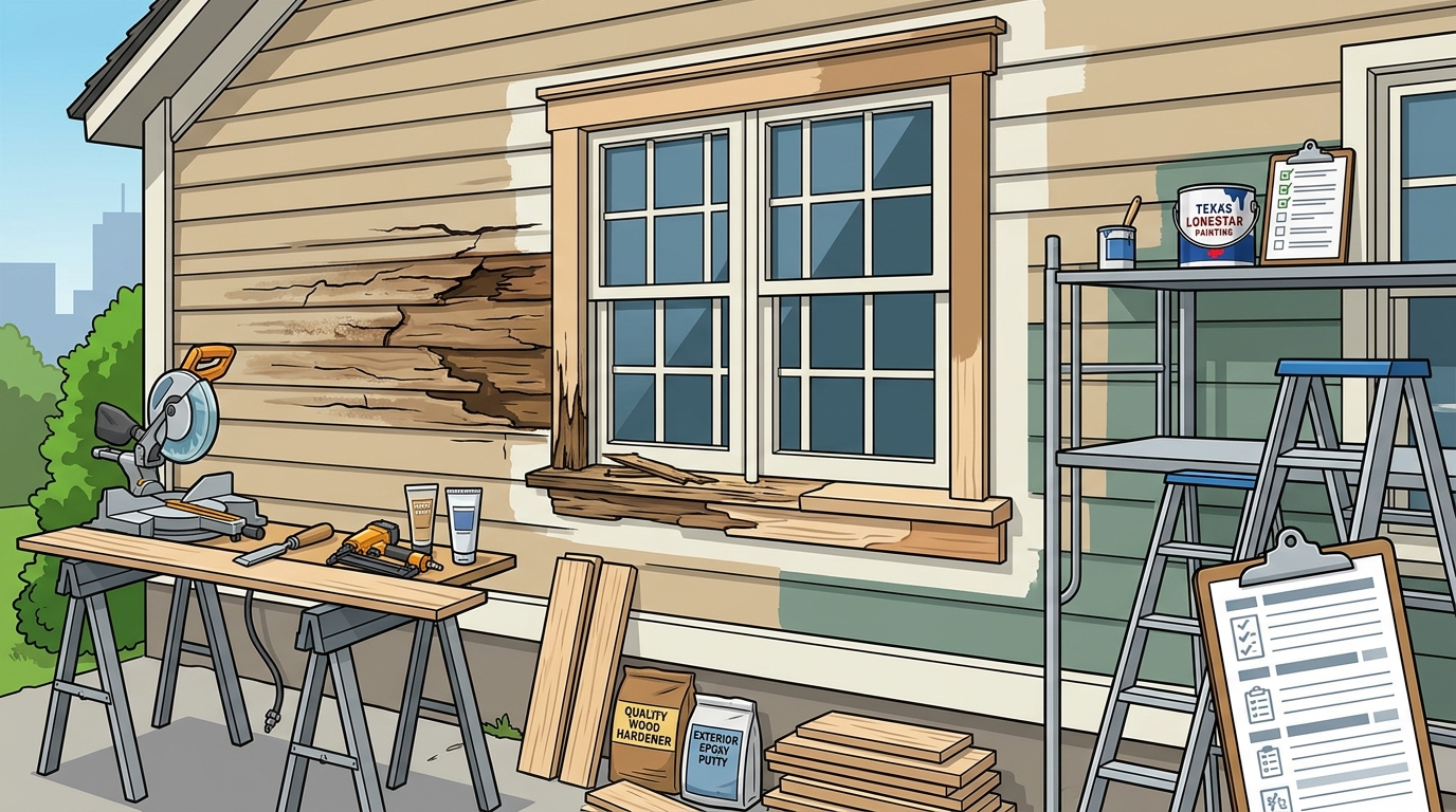 Who Repairs Damaged Wood Siding or Window Trim in San Antonio?