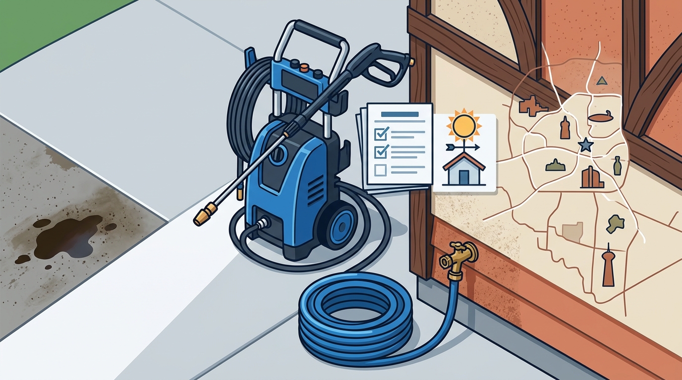 Pressure Washing Driveways and Siding in San Antonio: The 2026 U