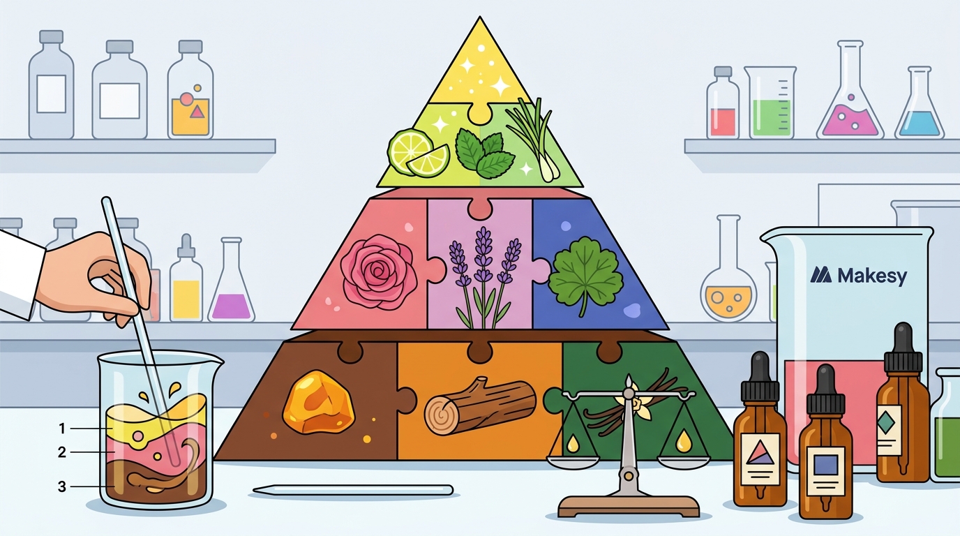 Fragrance Note Structure: Top, Heart, and Base