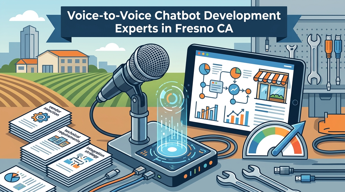 Voice-to-Voice Chatbot Development Experts in Fresno CA