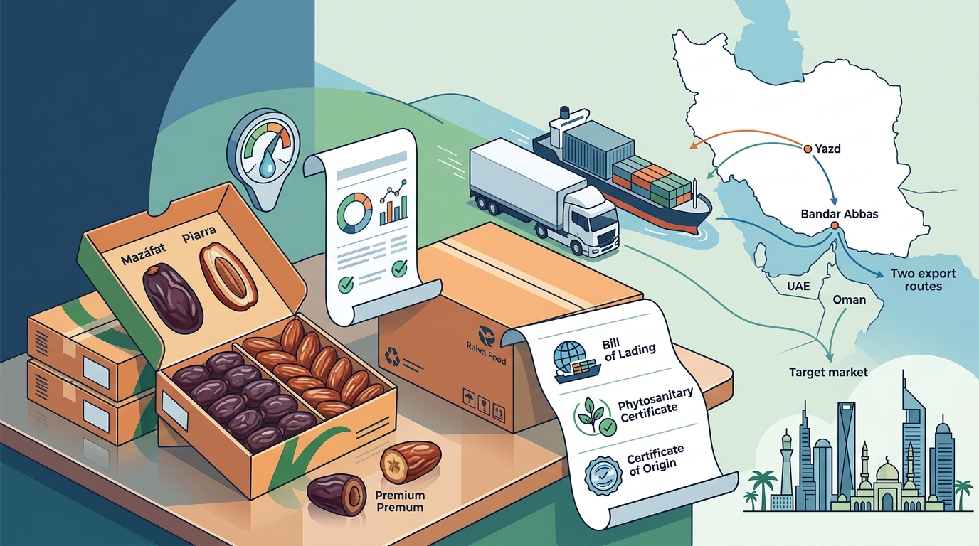 Exporting Mazafati and Piarom Dates from Iran to the Gulf