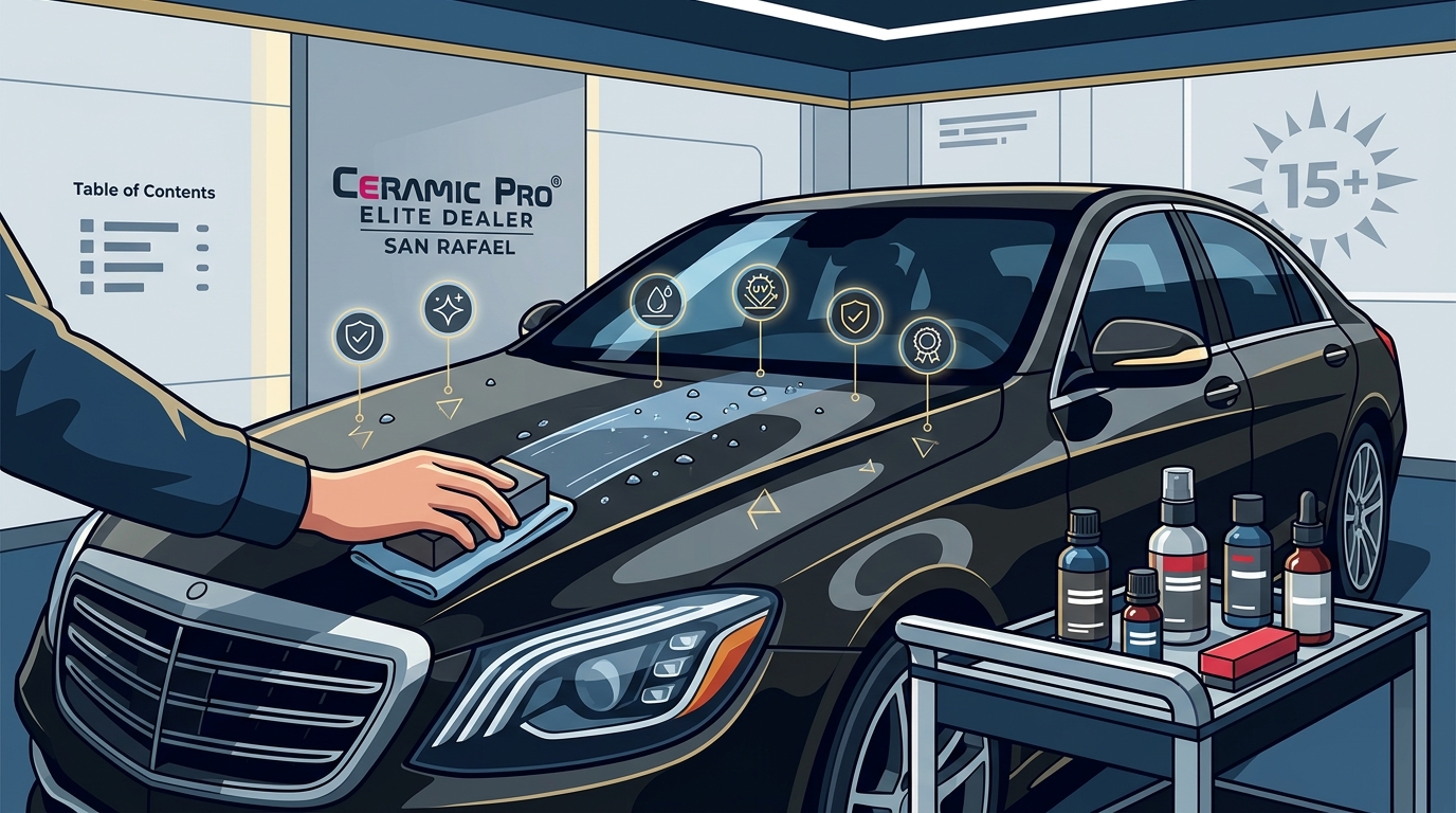 Best Ceramic Coating for Luxury Sedans in San Rafael