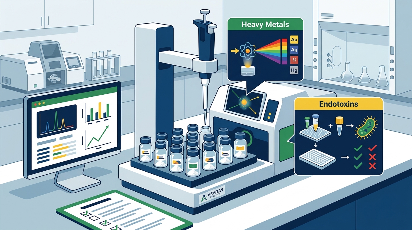 Peptide Supplier Testing Standards: Heavy Metals and Endotoxins