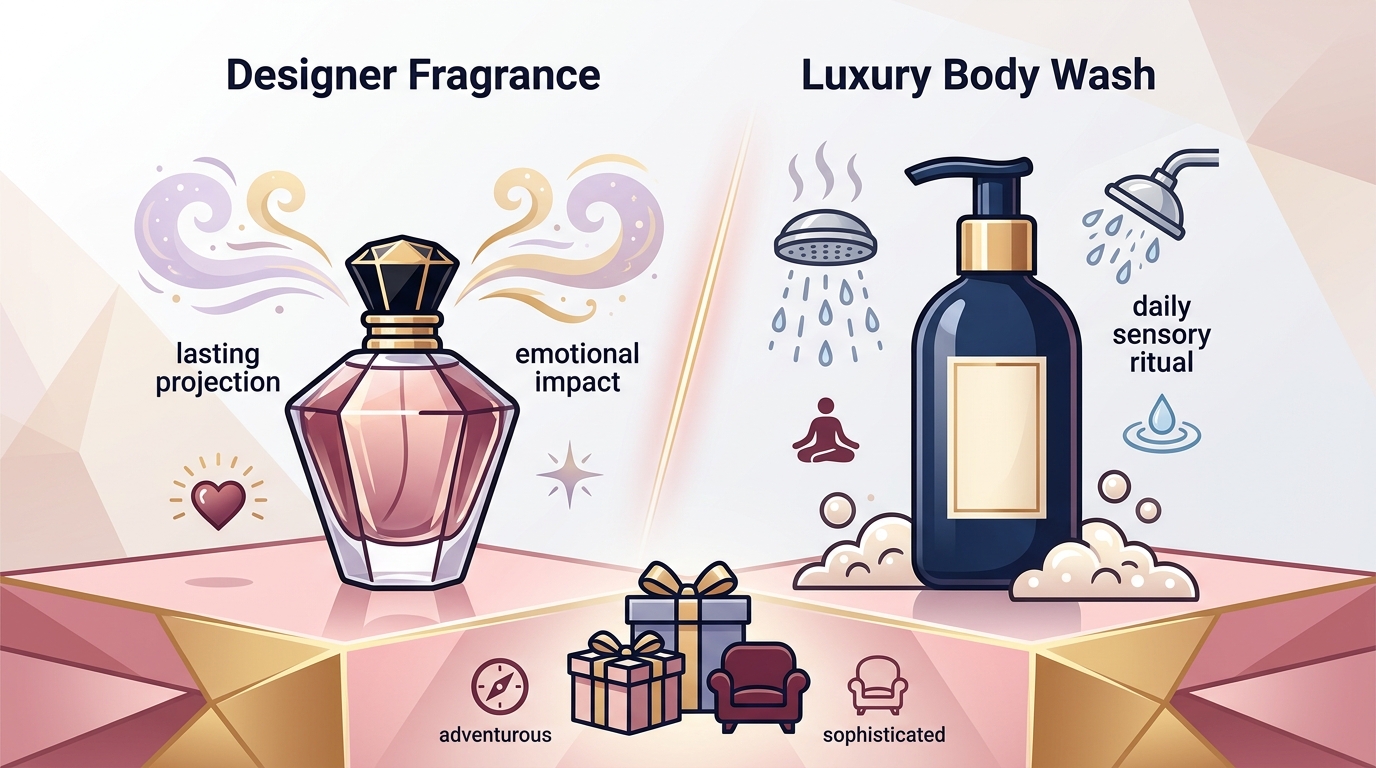 Designer Fragrance vs Luxury Body Wash: The 2026 Romantic Gift