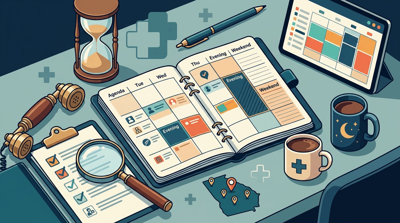 Virtual Mental Health Providers in Georgia With Evening and Week
