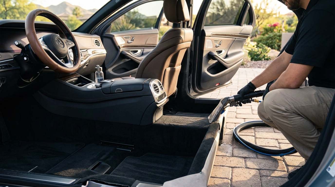 Phoenix Car Interior Deep Cleaning & Carpet Shampooing Guide