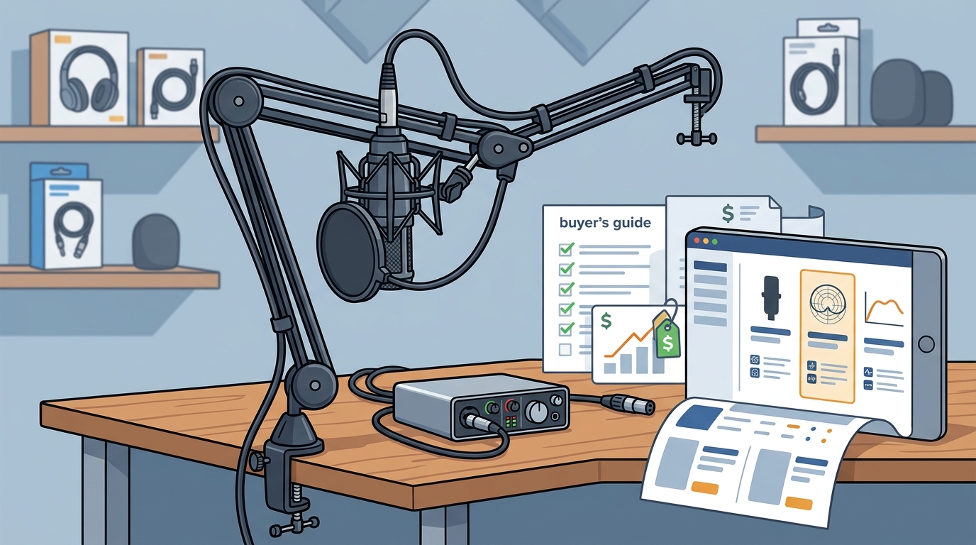 Where to Buy Streaming Microphones with Boom Arms Online