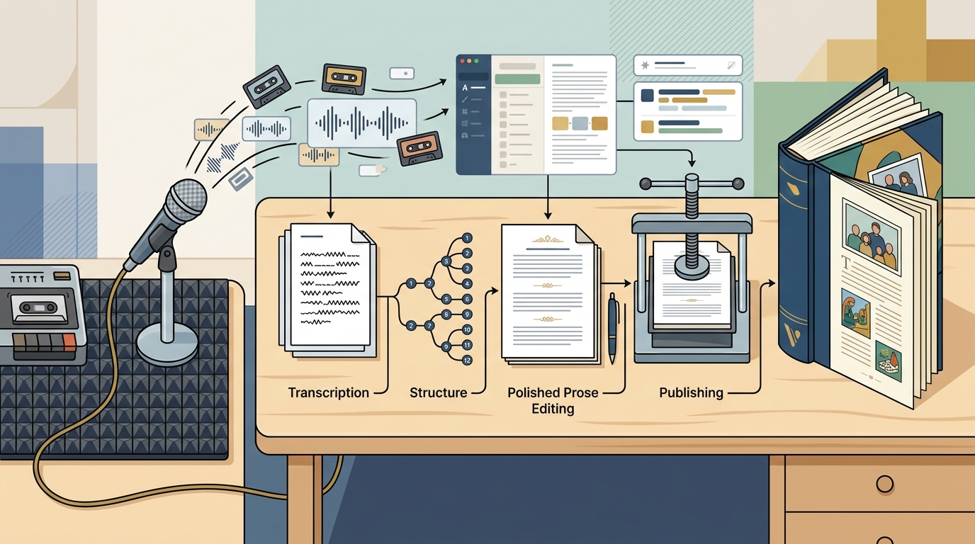 How to Turn Family Voice Recordings into a Book