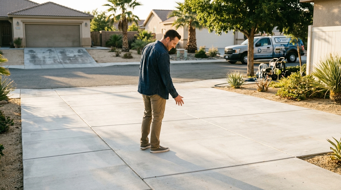 Driveway and Sidewalk Pressure Washing Costs in Victorville, CA