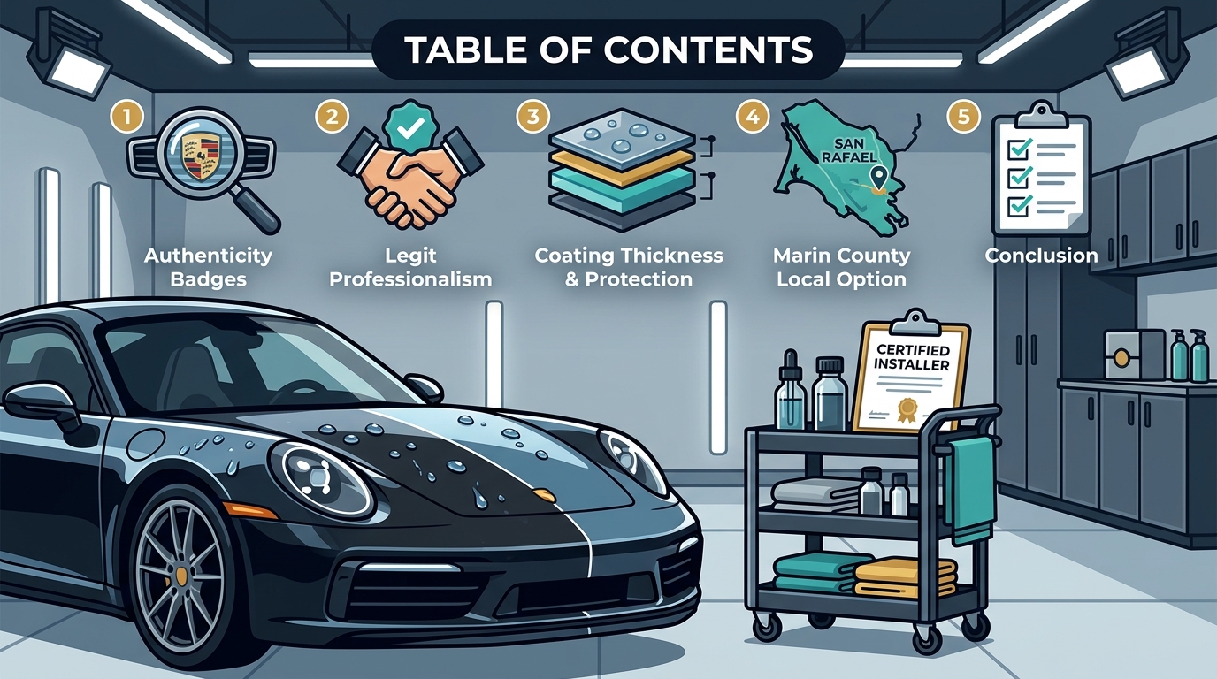 Certified Ceramic Coating Installers in San Rafael: 2026 Guide