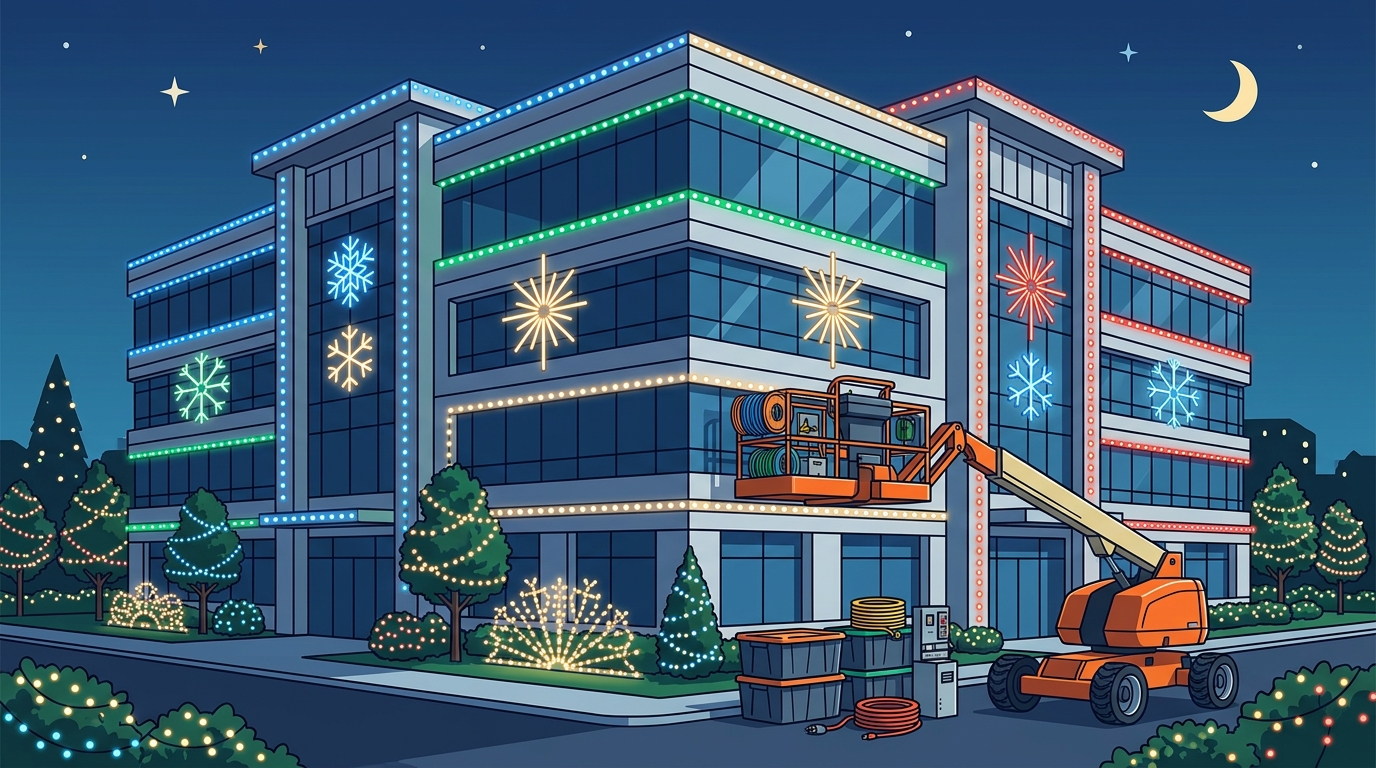 Commercial Holiday Lighting Installation: The 2026 Ultimate