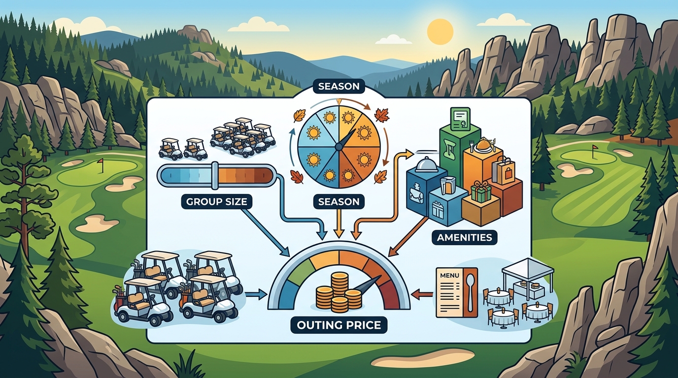 What Factors Affect Golf Outing Pricing in the Black Hills?