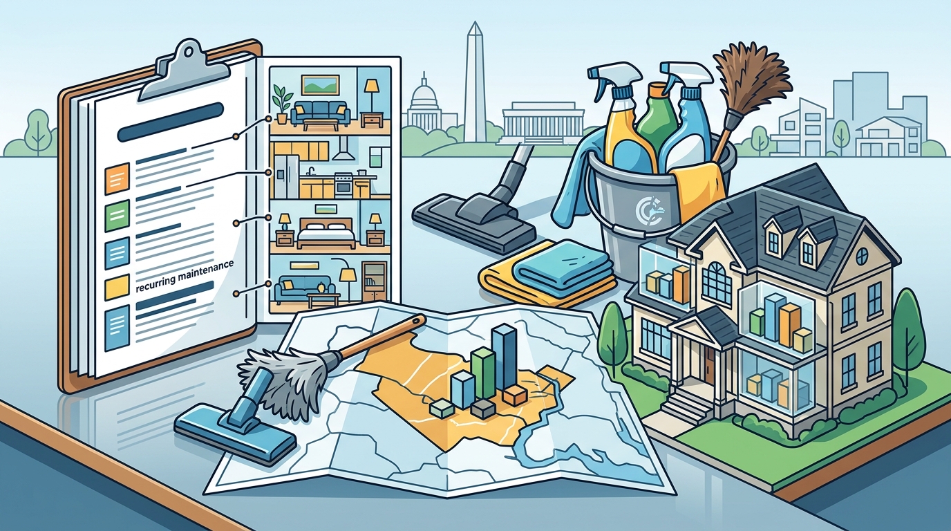 Premium Residential Cleaning Rates in Northern Virginia: 2026