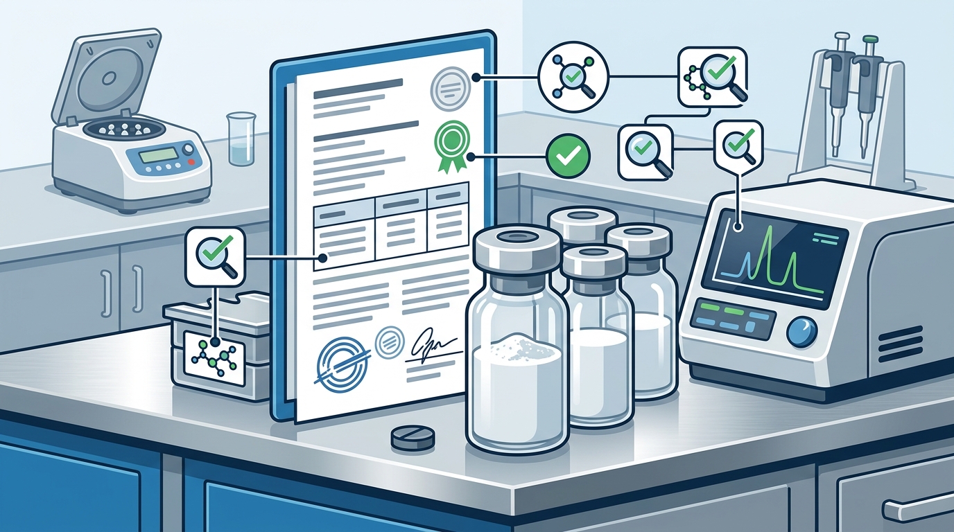 Research-Grade Peptides with Verified Purity Documentation