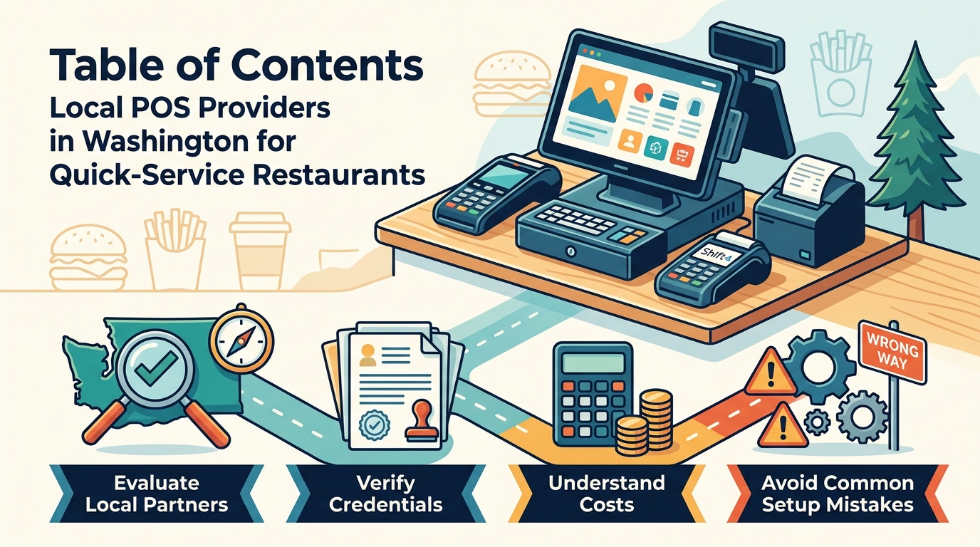 Local POS Providers in Washington for Quick-Service Restaurants